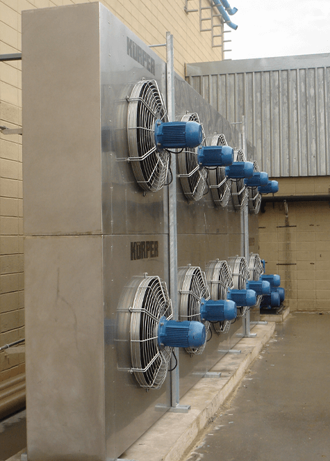 Dry Coolers Alta Eficiência, Baixo Consumo de Água e Operação Sustentável