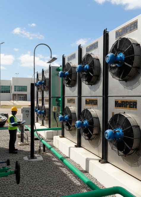 Dry Coolers Alta Eficiência, Baixo Consumo de Água e Operação Sustentável